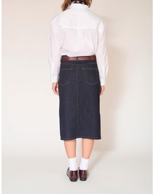 Jupe en coton Juanita Wilson bleue