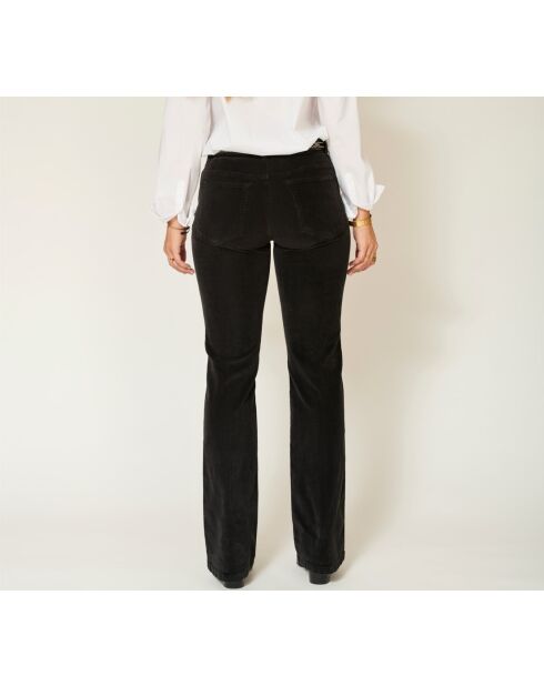 De Harley Corduroy zwarte katoenen broek