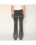 I pantaloni Diana Velvet Vintage in cotone al carbonio