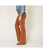Die Diana Corduroy karamellfarbene Baumwollhose