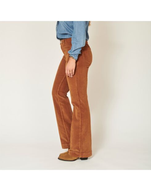 Die Diana Corduroy karamellfarbene Baumwollhose