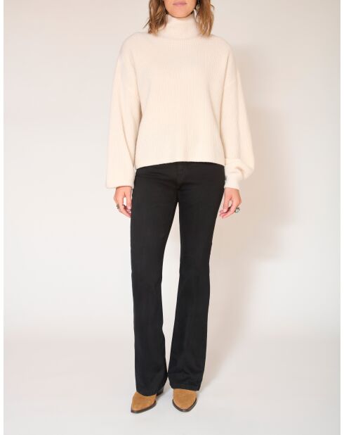 Pull en laine Kori craie