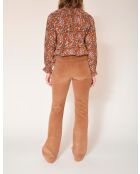 De Diana Velvet Chic nuts katoenen broek
