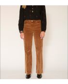 De Jagger Velvet Vintage broek van camelkleurig katoen
