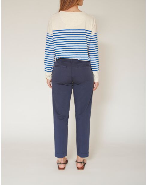 Navyblaue Baumwollhose Picasso