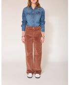De Jagger Soft Corduroy koffiebroek van katoen