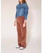 De Jagger Soft Corduroy koffiebroek van katoen
