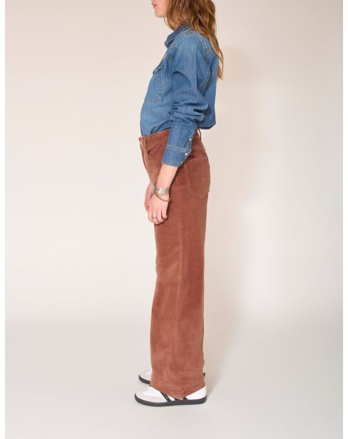 De Jagger Soft Corduroy koffiebroek van katoen