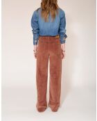 De Jagger Soft Corduroy koffiebroek van katoen