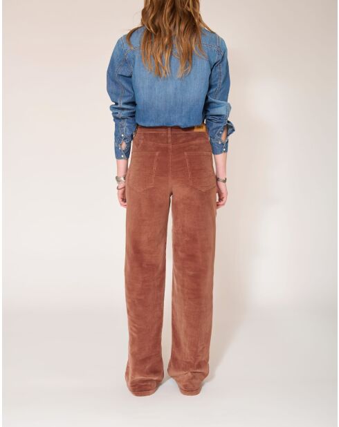 De Jagger Soft Corduroy koffiebroek van katoen