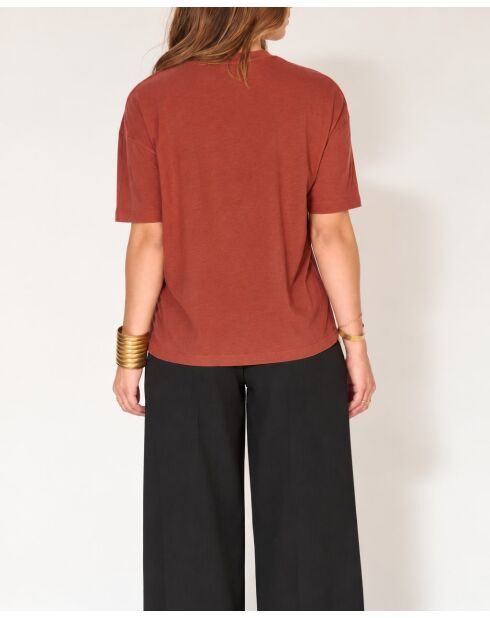 T-Shirt Tully Brick aus Baumwolle
