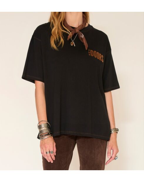 Tamino Doors schwarzes Baumwoll-T-Shirt