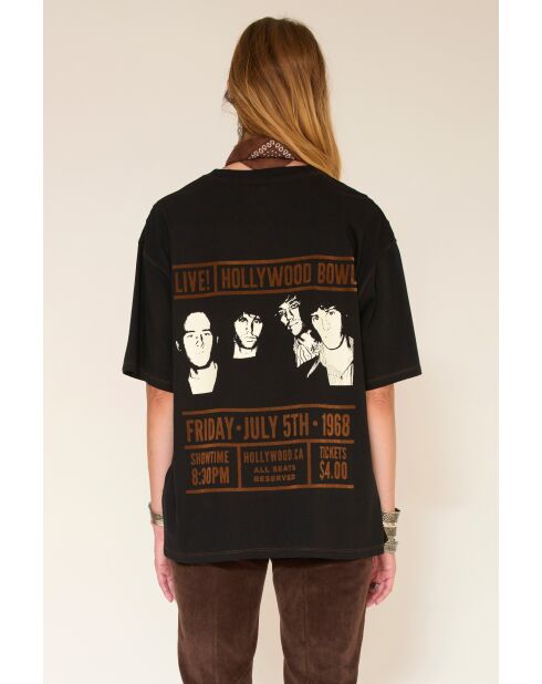 Tamino Doors schwarzes Baumwoll-T-Shirt
