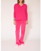 Pull en laine Kourou fushia