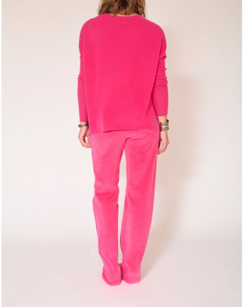Pull en laine Kourou fushia