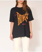 Tomari Bowie schwarzes Baumwoll-T-Shirt
