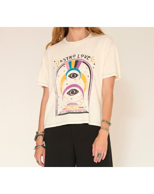 Natürliches Tiago-Baumwoll-T-Shirt