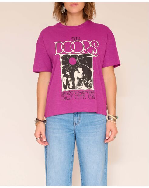 Tilda Doors T-shirt van paars katoen