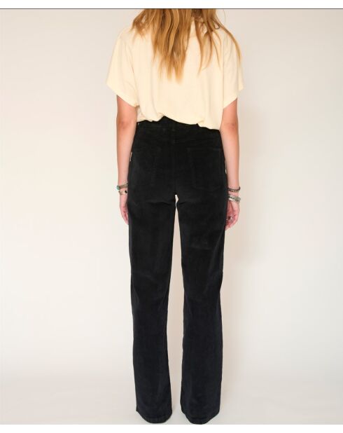 Schwarze Baumwolljeans The Jagger Velvet