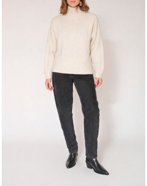 Pull en laine Kalvin craie