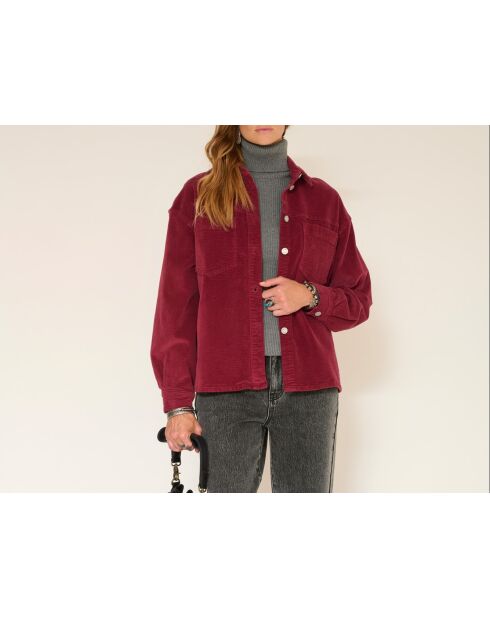 Klark grauer China-Pullover