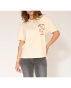T-shirt in cotone Tabasco naturale