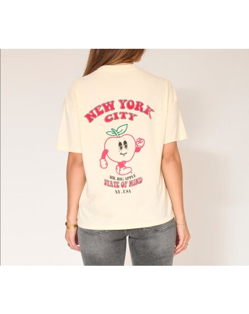 T-shirt in cotone Tabasco naturale