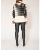 Pull en laine Kura craie