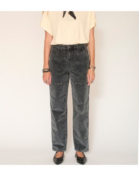 Pryra Velvet Vintage broek van carbonkatoen
