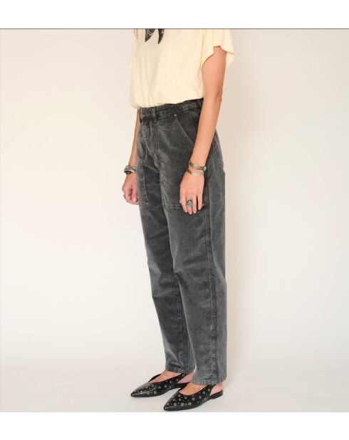 Pryra Velvet Vintage broek van carbonkatoen