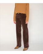 Die braunen Baumwolljeans von Jagger Velvet