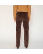 Die braunen Baumwolljeans von Jagger Velvet