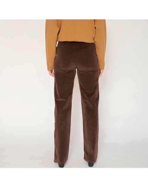 Die braunen Baumwolljeans von Jagger Velvet