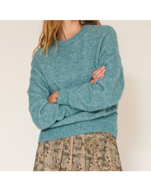 Mintfarbener Pullover Karver