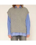 Klee grauer Wollpullover