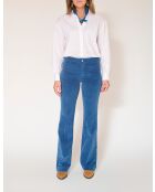 De Diana Velvet Chic Pacific katoenen broek