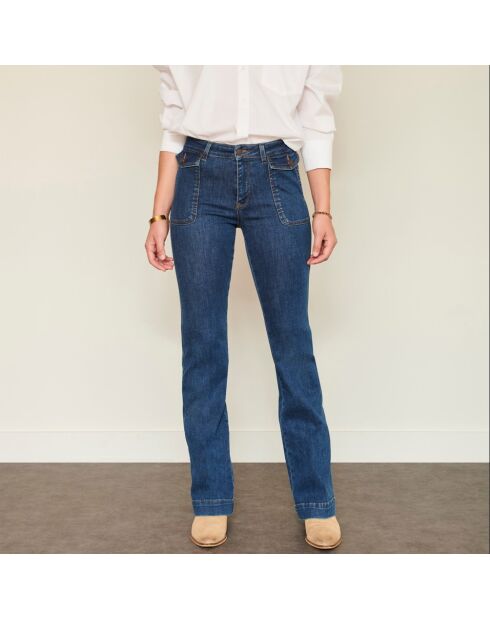 Die blauen Baumwolljeans von Tyler Michigan
