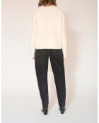 Pullover in lana color gesso Kool
