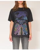 Theoline schwarzes Baumwoll-T-Shirt