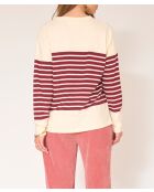 Camiseta de algodón Tipi burdeos