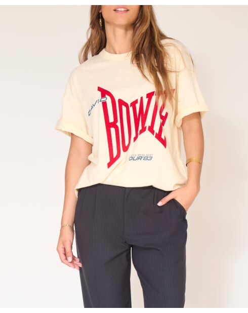 Tomari Bowie T-Shirt aus natürlicher Baumwolle