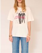 Tierna Blondie T-Shirt aus Baumwolle mit Kreidemuster