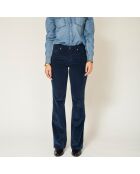 De Harley Corduroy broek van petrolkatoen