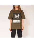 Khakifarbenes T-Shirt aus Baumwolle von Talik Ramones