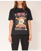 Timystic schwarzes Baumwoll-T-Shirt