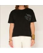 T-shirt van zwart katoen Trafalgar