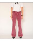 Jeans Diana Pacific Drill in cotone color rubino