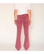 Jeans Diana Pacific Drill in cotone color rubino