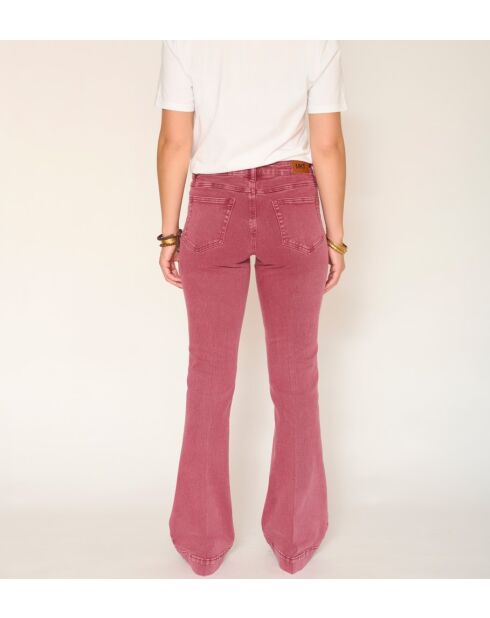 Jeans Diana Pacific Drill in cotone color rubino