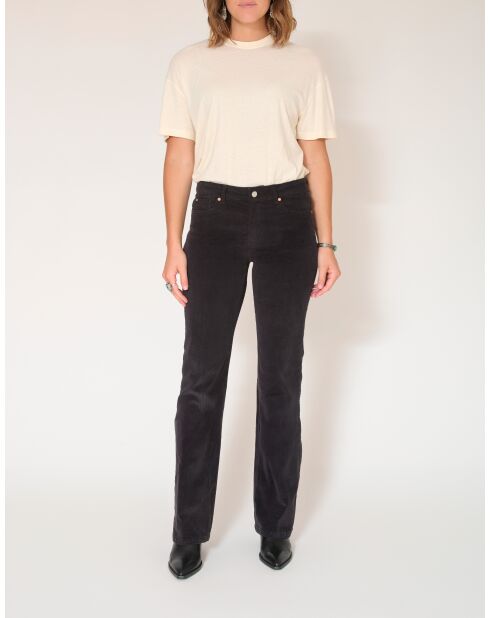 The Harley Soft Corduroy schwarze Baumwolljeans
